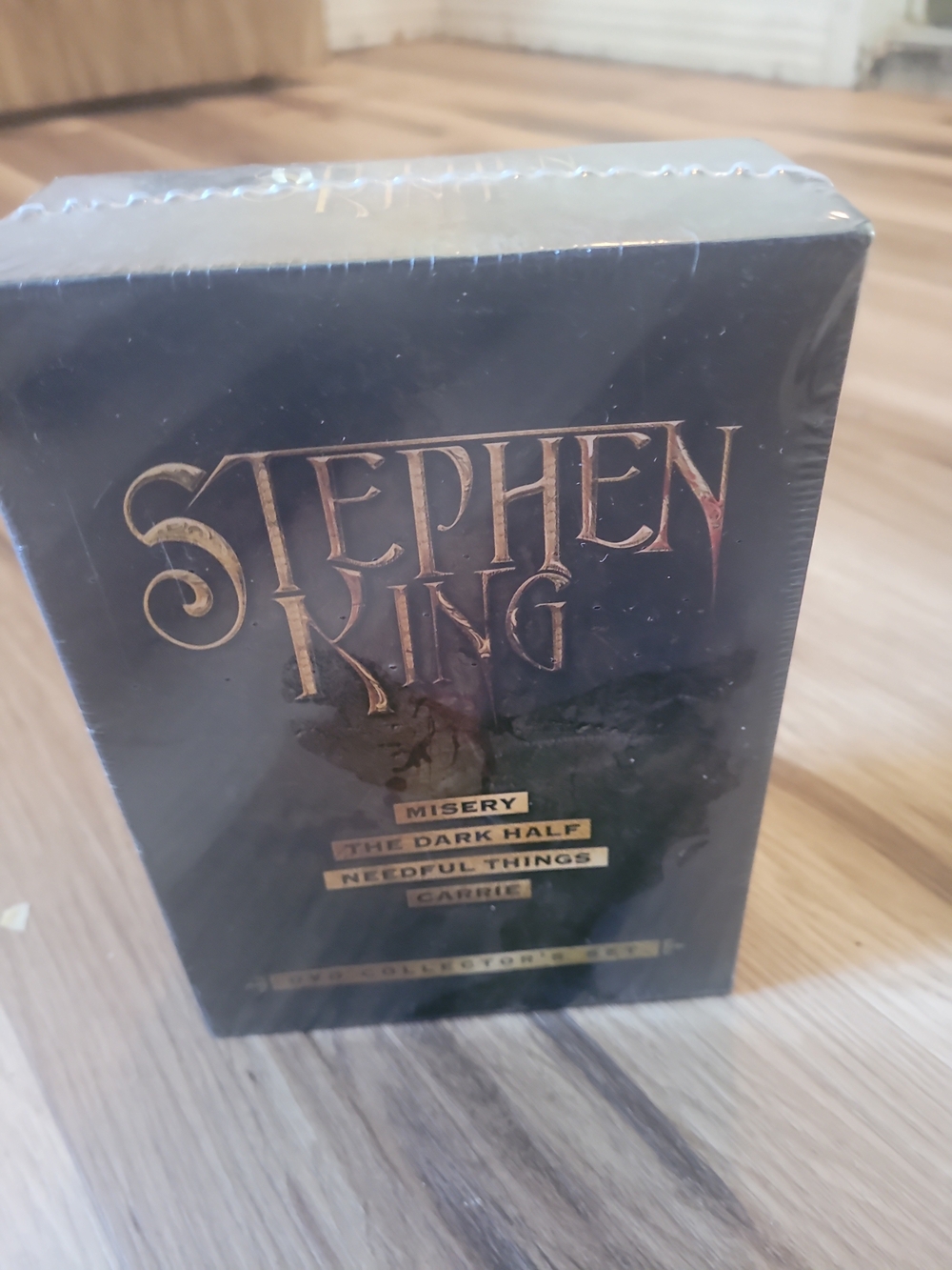 Stephen King DVD Collector Set (DVD, 2003, 4-Disc Set) Collector Box Set - Black
